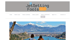 Desktop Screenshot of jetsettingfools.com